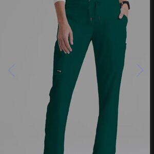 Grey's anatomy hunter green scrub pants petite